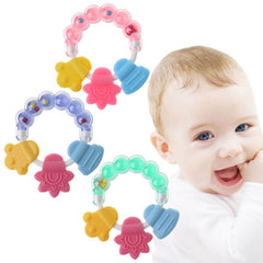 Baby Rattle Silicone Teether