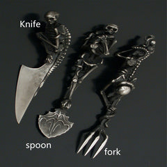 Funny Halloween Knife, Fork, and Spoon Set