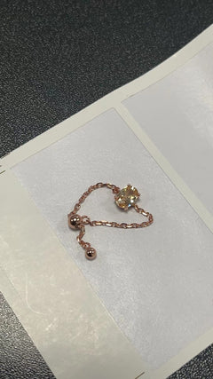 Modern Flex Chain Finger Ring