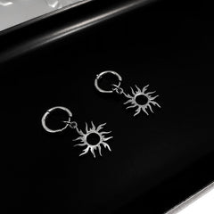 Sunflower Earrings in Stainless Steel