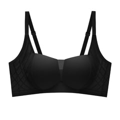 3D Velvet Thin Jelly Bra with Soft Support