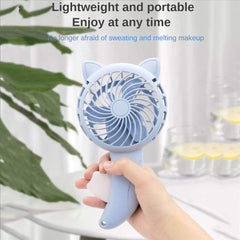 Lovely Cat Hand Press Mini Fan