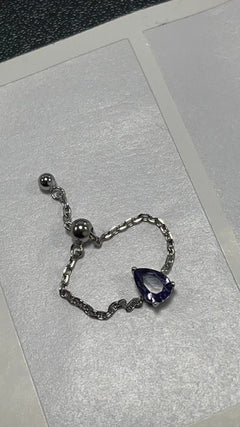 Modern Flex Chain Finger Ring