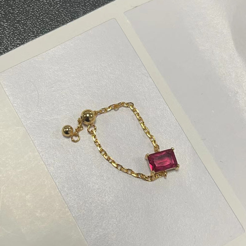 Modern Flex Chain Finger Ring