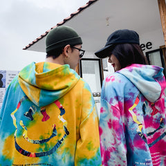 Tie-Dye Smiley Face Hoodies
