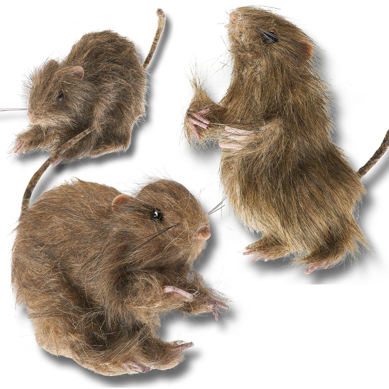 Prextex Creepy Lifelike Rats