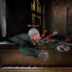 Haunted House Crawling Ghoul with Sound & Light
