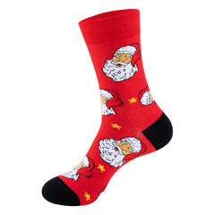Creative Christmas Snowman Cartoon Socks