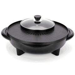 Korean Electric Hot Pot, Multi-functional Grill Pan