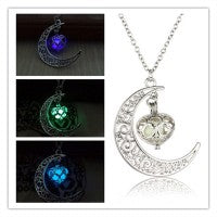 Glow-in-the-Dark Moon Necklace