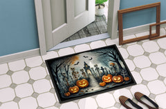 Haunting Skeleton Welcome Mat