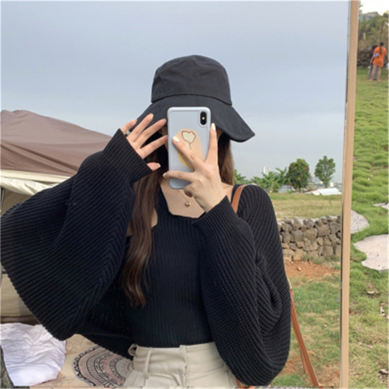 Korean Style Loose Knit Cardigan