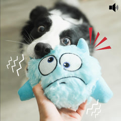 Interactive Plush Dog Toy w/ Vibrating Sounds