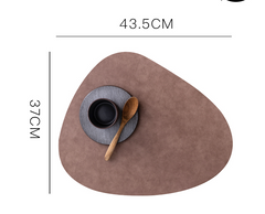 Waterproof Leather Placemat w/ Heat Insulation Pad