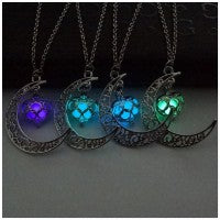 Glow-in-the-Dark Moon Necklace