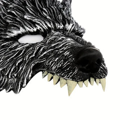 Halloween Wolf Half Mask