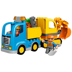 LEGO DUPLO Truck & Excavator Building Blocks Sets