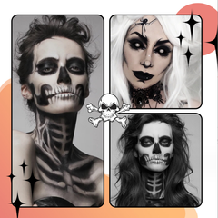 Black & White Body Painting Makeup Set