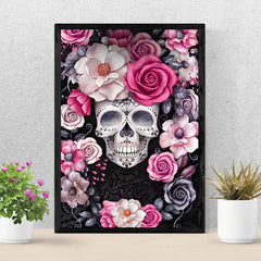 Rose Skull 5D Diamond Painting Kit