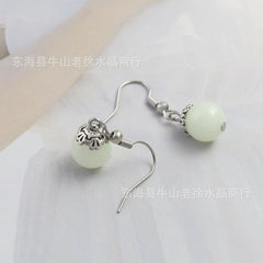 Glow-in-the-Dark Pearl Earrings