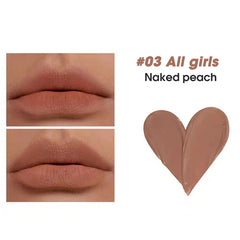 Velvet Matte Waterproof Heart Shape Lip Gloss