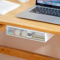 Under Desk Organizer w/ Multi-grid Storage
