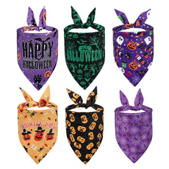 Halloween Triangle Scarfs for Pets