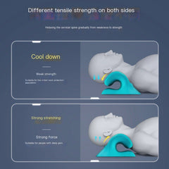 PU Foam Neck Massage Pillow for Spinal Correction