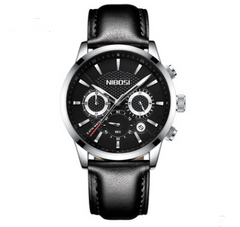 Stylish Black Gold Steel Sports Watch