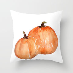 Autumn Pumpkin Pillow Cushion Cover