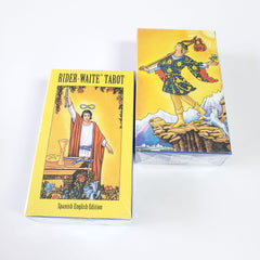 Bilingual Knight Tarot Cards in English & Spanish