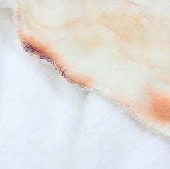 Mexican Burrito Round Plush Throw Blanket