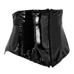 Short PU Leather Waist Clip Corset