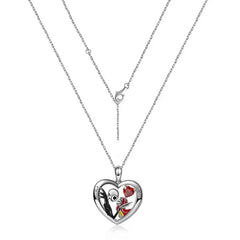 Creative Heart-shaped Skull Necklace