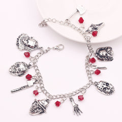 Halloween Horror Movie Charm Bracelets Collection