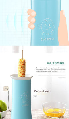 Automatic Egg Roll Maker & Mini Steamer Machine