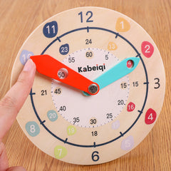 Wooden Play Clock for Early Learning
