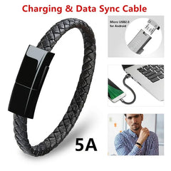 Bracelet USB Charging Cable for iPhone & Samsung