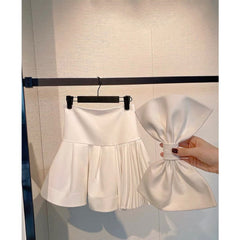 High Waist Slimming Anti-Glare Short Skirt