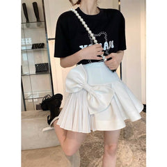 High Waist Slimming Anti-Glare Short Skirt