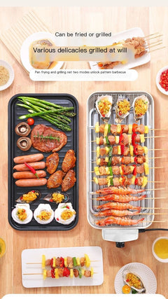 Indoor Electric Grill for Smokeless BBQ and Cooking