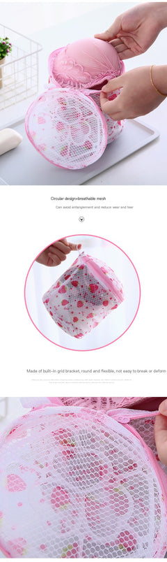 Printed Bra Care Laundry Bag for Underwear Storage