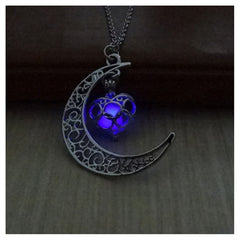 Glow-in-the-Dark Moon Necklace