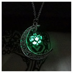 Glow-in-the-Dark Moon Necklace