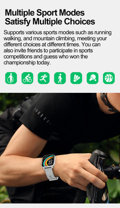 Waterproof Smartwatch w/ Health Monitoring