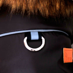 Reflective Warm Pet Fur Coat w/ Collar