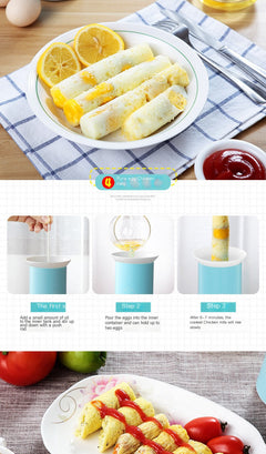 Automatic Egg Roll Maker & Mini Steamer Machine