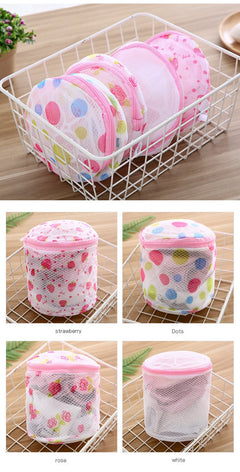 Printed Bra Care Laundry Bag for Underwear Storage