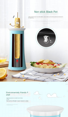 Automatic Egg Roll Maker & Mini Steamer Machine