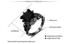 Elegant Copper Zircon Ring